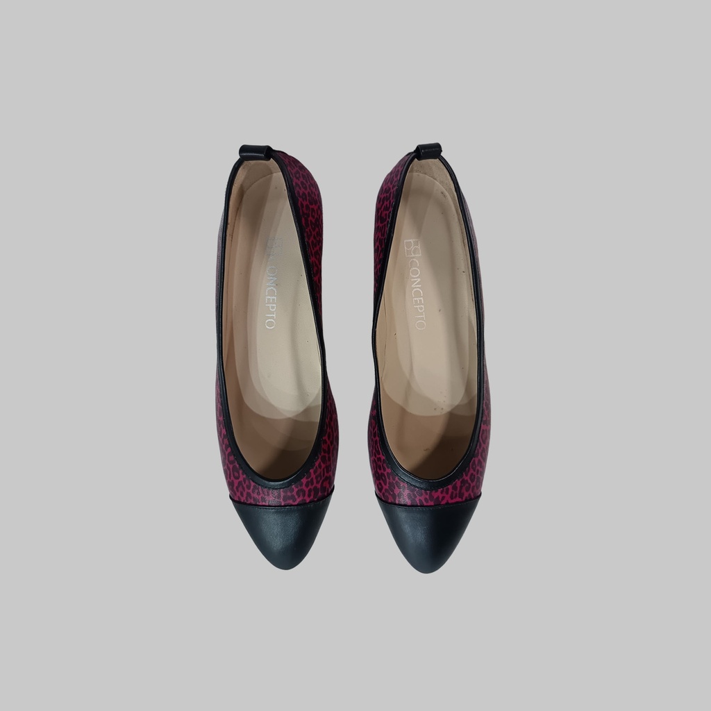 Laura Maria- negro fucsia print